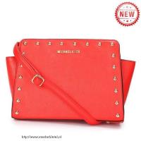 michael kors selma stud messenger medium rood crossbody zakken Groningen Shop 0r52d953